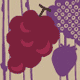 葡萄と苺