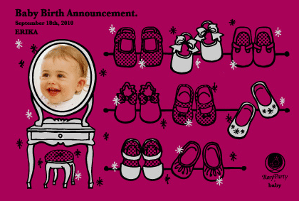 baby shoes_ピンク