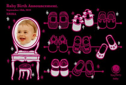 baby shoes_ブラック